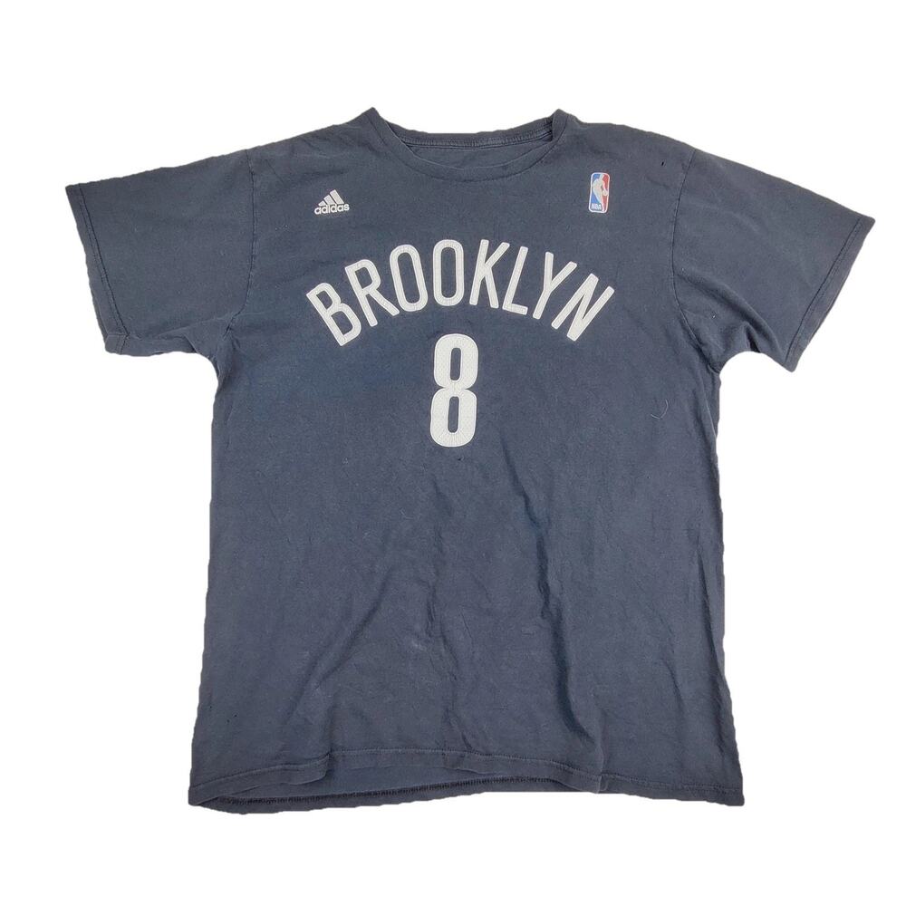 Brooklyn Nets Shirt Mens Small Blue NBA Basketball Adidas Deron Williams 8